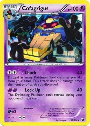 Image of Cofagrigus 052/108  - Holofoil Deck Exclusives - Rare
