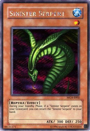 Image of Sinister Serpent (WC4-E002) - World Championship 2004: GBA Promo Unlimited