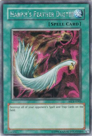 Image of Harpie's Feather Duster (WC4-E003) - World Championship 2004: GBA Promo Unlimited