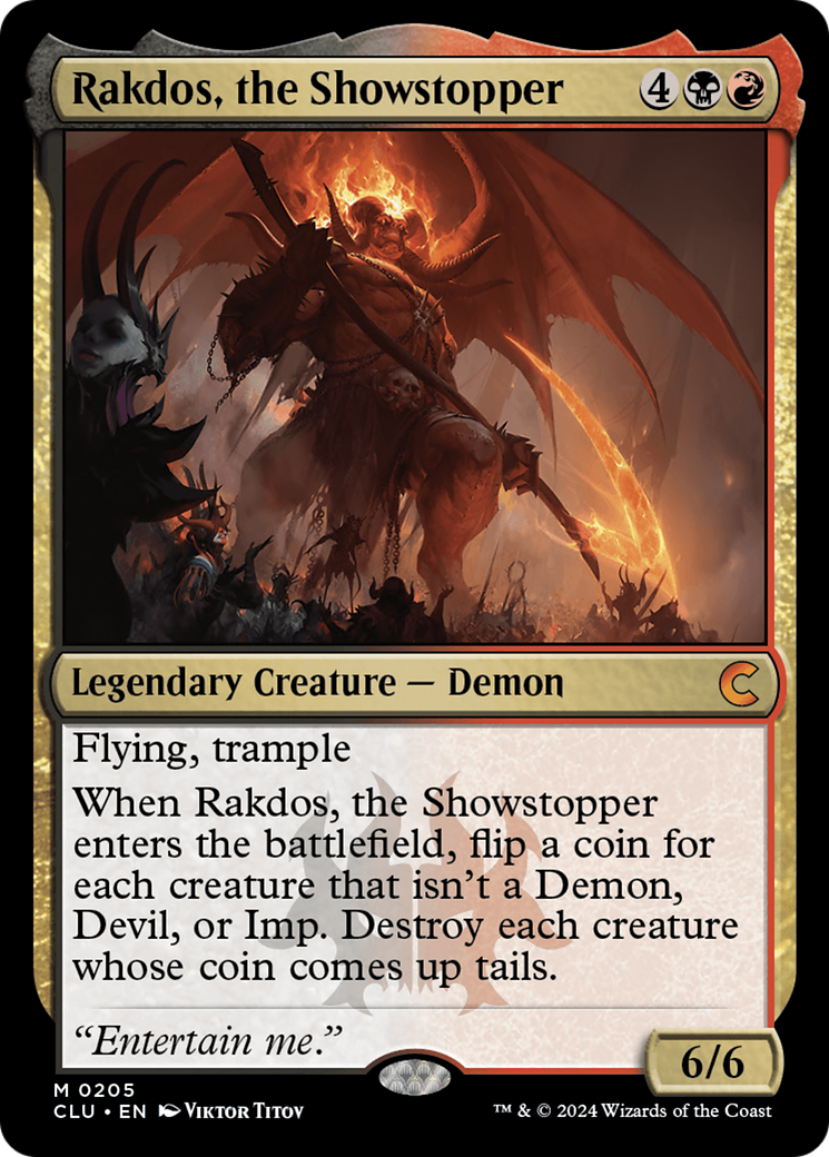 Image of Rakdos, the Showstopper (CLU-205) - Ravnica: Clue Edition