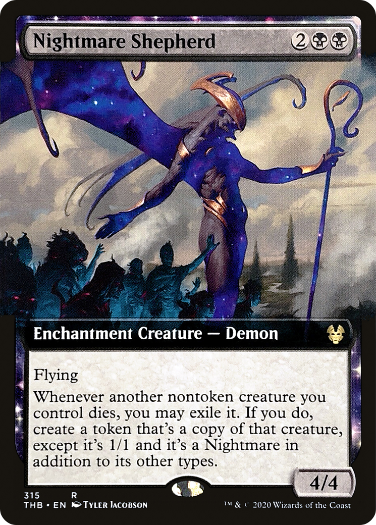 Image of Nightmare Shepherd (Extended Art) (THB-315) - Theros Beyond Death: (Extended Art, enchantment) Foil