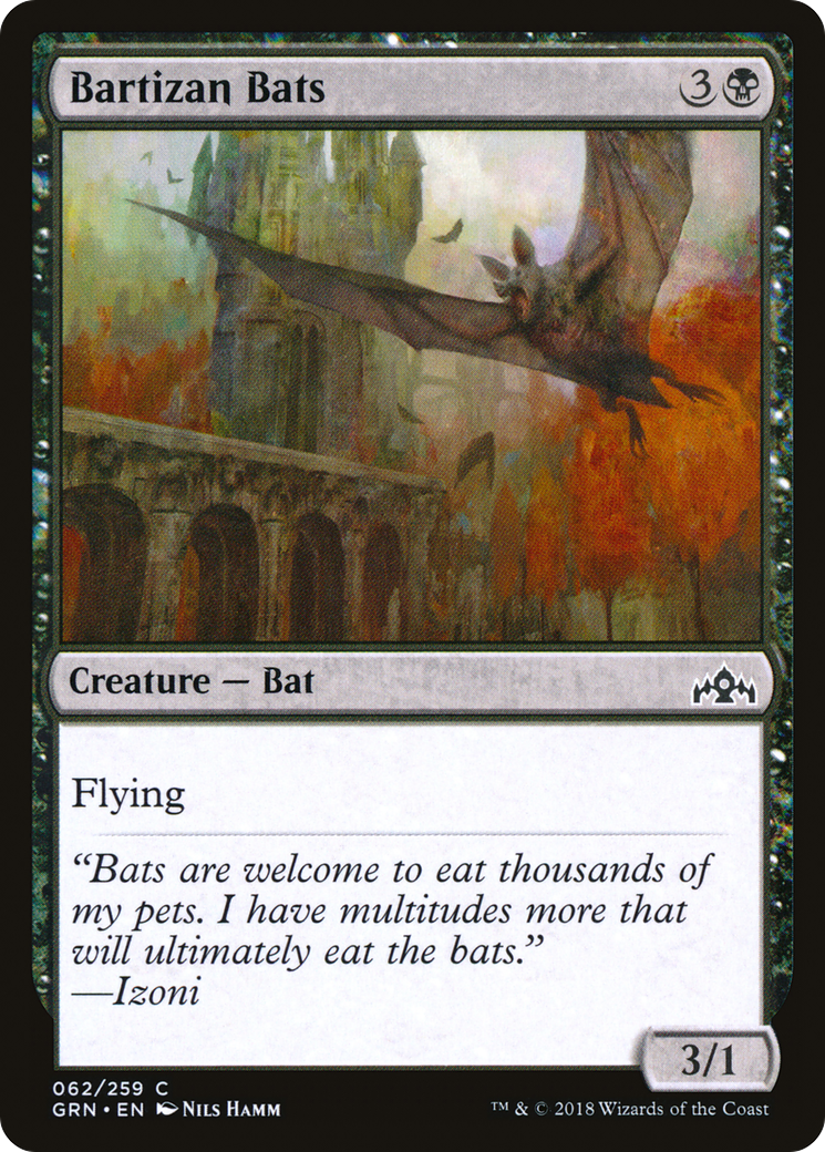 Image of Bartizan Bats (GRN-062) - Guilds of Ravnica