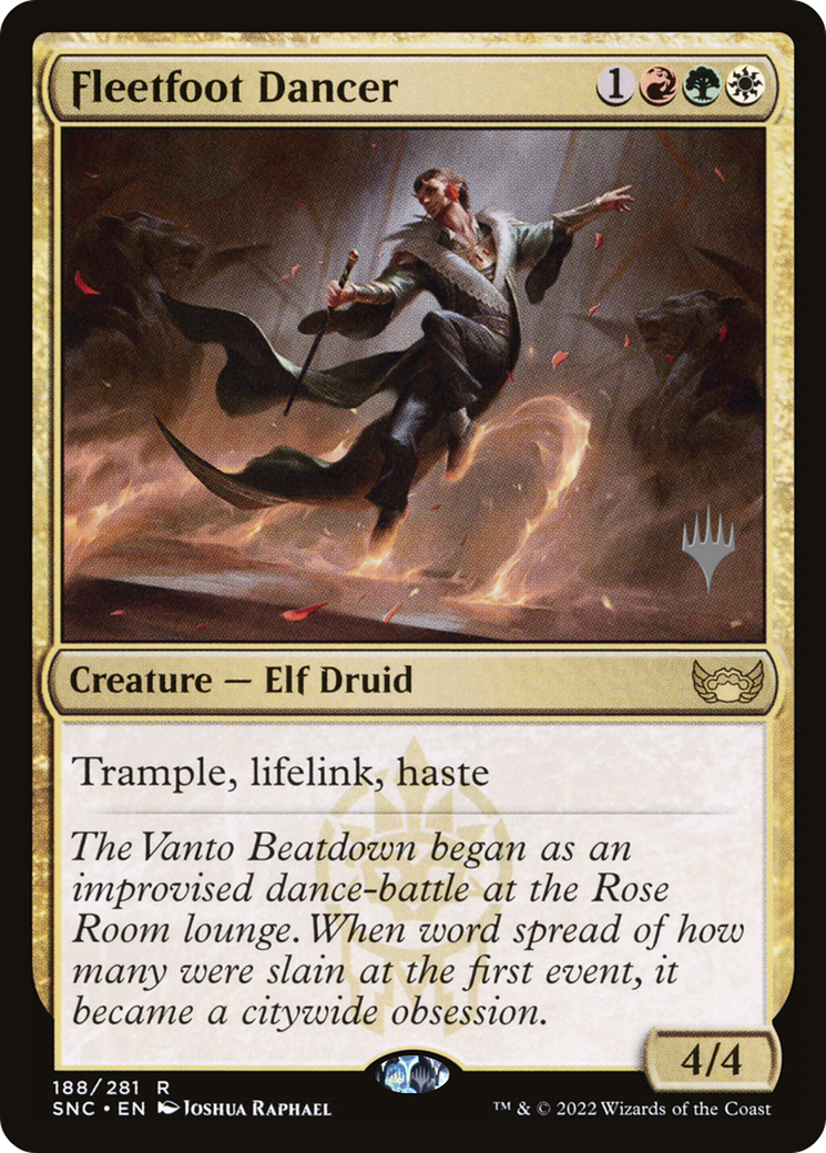 Image of Fleetfoot Dancer (PPSNC-188) - Streets of New Capenna Promos