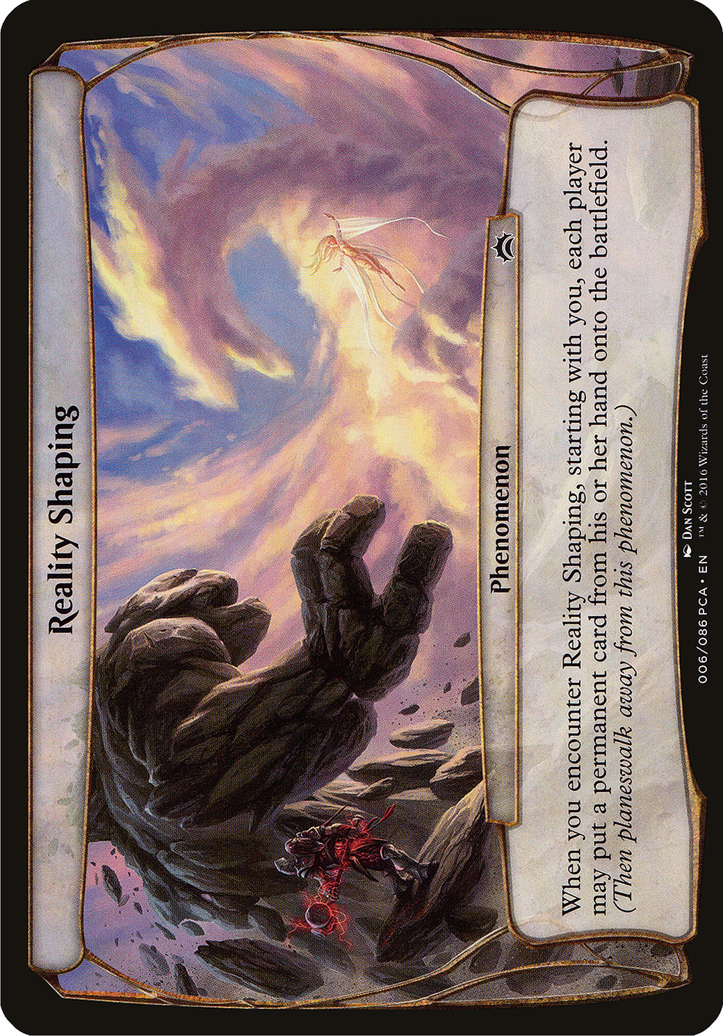 Image of Reality Shaping (Planechase Anthology) (OVER-006) - Planechase Anthology Planes