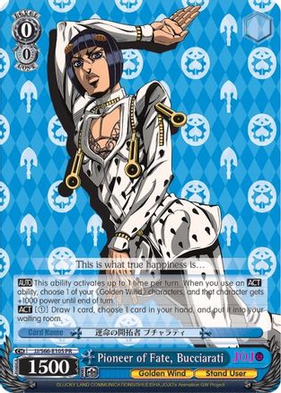 Image of Pioneer of Fate, Bucciarati (JJ/S66-E105 PR) - JoJo's Bizarre Adventure: Golden Wind