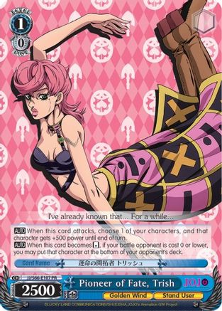 Image of Pioneer of Fate, Trish (JJ/S66-E107 PR) - JoJo's Bizarre Adventure: Golden Wind