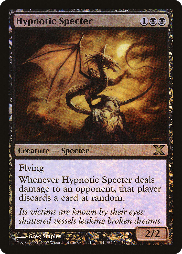 Image of Hypnotic Specter (10E-151★) - Tenth Edition Foil