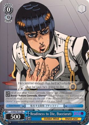 Image of Readiness to Die, Bucciarati (JJ/S66-TE11 TD) - JoJo's Bizarre Adventure: Golden Wind