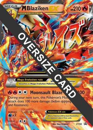 Image of M Blaziken EX XY86  - Holofoil Jumbo Cards - Promo