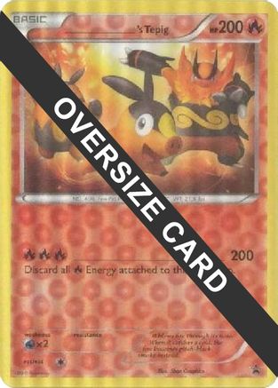 Image of ______'s Tepig 00N  - Reverse Holofoil Jumbo Cards - Promo