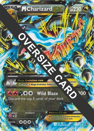 Image of M Charizard EX 069/106  - Holofoil Jumbo Cards - Promo