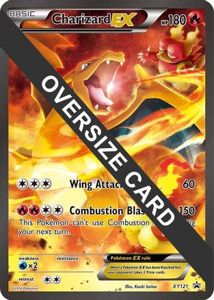Image of Charizard EX XY121  - Holofoil Jumbo Cards - Promo