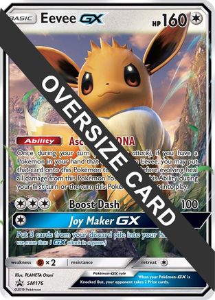 Image of Eevee GX SM176  - Holofoil Jumbo Cards - Promo