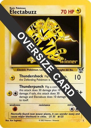 Image of Electabuzz 001  Jumbo Cards - Promo