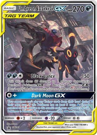 Image of Umbreon & Darkrai GX SM241  - Holofoil SM Promos - Promo