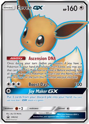 Image of Eevee GX SM242  - Holofoil SM Promos - Promo