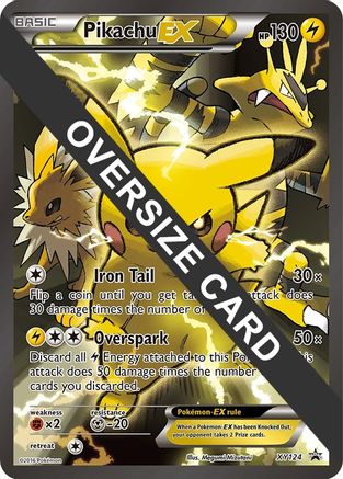 Image of Pikachu EX XY124  - Holofoil Jumbo Cards - Promo