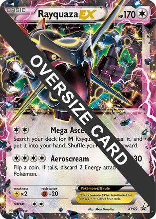 Image of Rayquaza EX XY69  - Holofoil Jumbo Cards - Promo