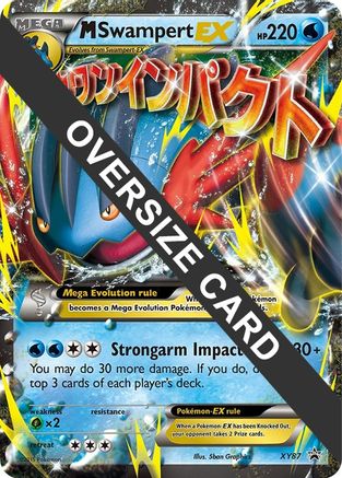Image of M Swampert EX XY87  - Holofoil Jumbo Cards - Promo