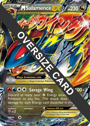 Image of M Salamence EX XY171  - Holofoil Jumbo Cards - Promo