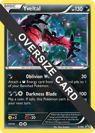 Image of Yveltal XY06  - Holofoil Jumbo Cards - Promo