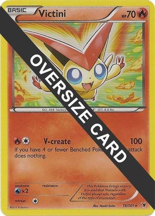 Image of Victini 015/101  - Holofoil Jumbo Cards - Promo