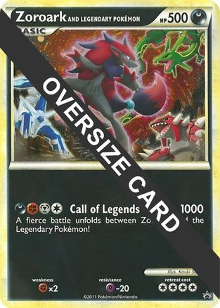 Image of Zoroark and Legendary Pokemon (World of Illusions Promo)  - Holofoil Jumbo Cards - Promo