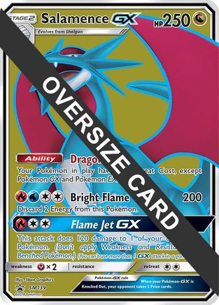 Image of Salamence GX SM139  - Holofoil Jumbo Cards - Promo