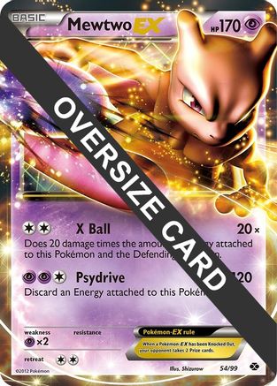 Image of Mewtwo EX 054/99  - Holofoil Jumbo Cards - Promo