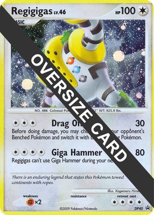 Image of Regigigas DP40  - Holofoil Jumbo Cards - Promo