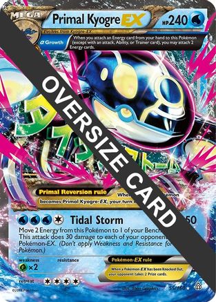 Image of Primal Kyogre EX 055/160  - Holofoil Jumbo Cards - Promo