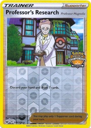 Image of Professor's Research 178/202  - Reverse Holofoil League & Championship Cards - Promo
