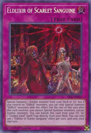 Image of Eldlixir of Scarlet Sanguine (SESL-EN031) - Secret Slayers 1st Edition