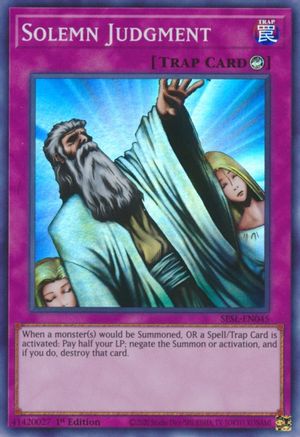 Image of Solemn Judgment (SESL-EN045) - Secret Slayers 1st Edition