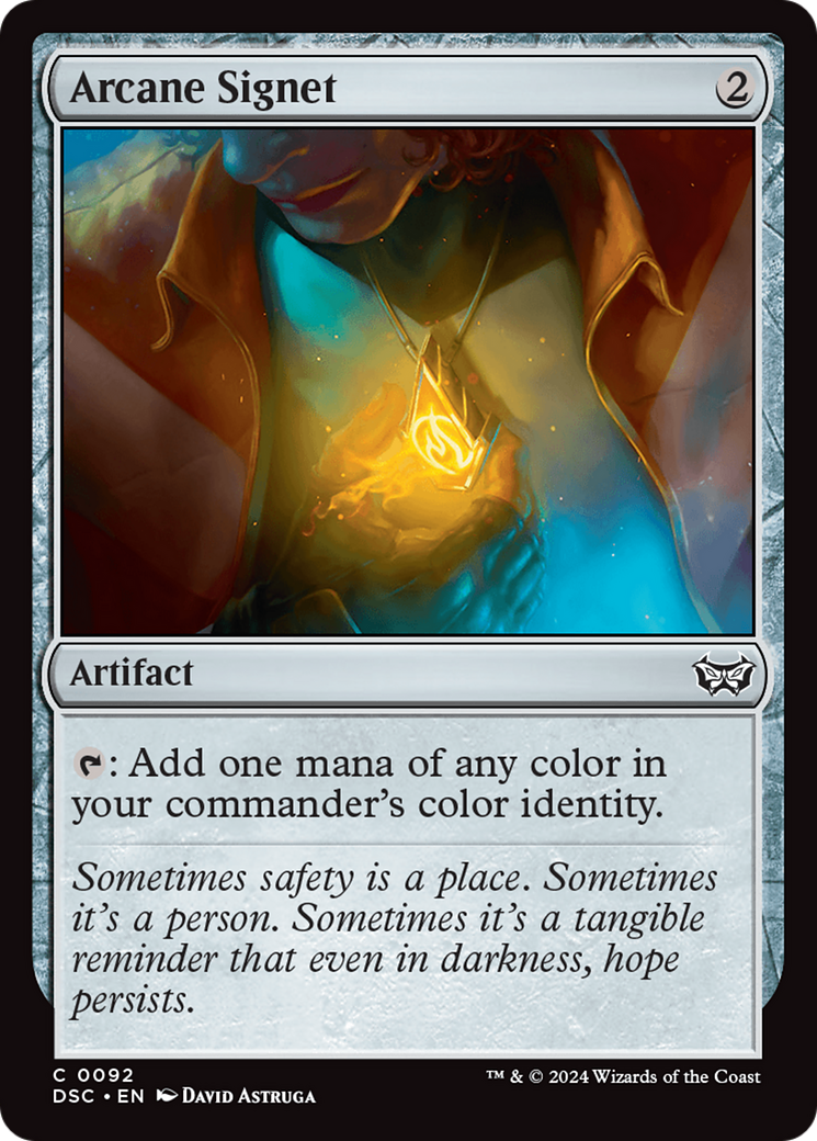 Image of Arcane Signet (DSC-092) - Duskmourn: House of Horror Commander