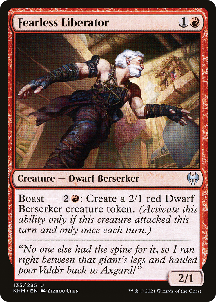 Image of Fearless Liberator (KHM-135) - Kaldheim