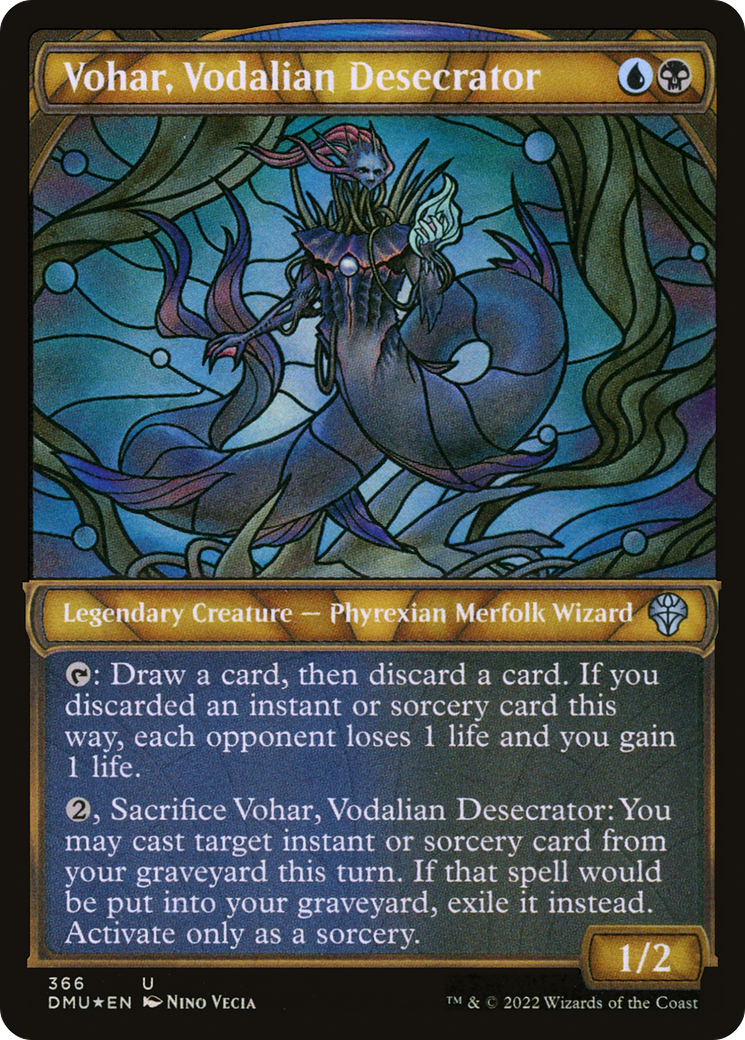 Image of Vohar, Vodalian Desecrator (Textured Foil) (DMU-366) - Dominaria United: (Showcase) Foil