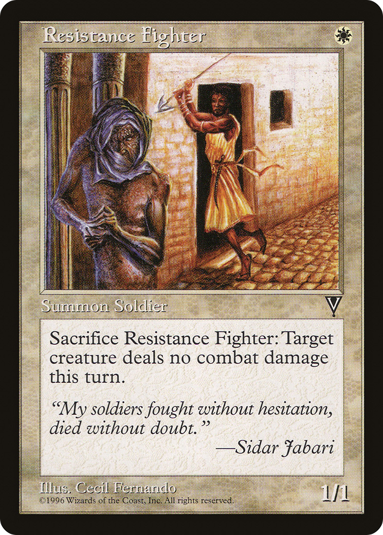 Image of Resistance Fighter (VIS-) - Visions