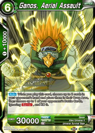 Image of Ganos, Aerial Assault (Divine Multiverse Draft Tournament) (DB2-089) - Tournament Promotion Cards