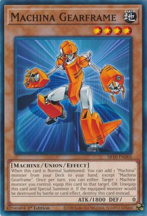 Image of Machina Gearframe (SR10-EN005) - Structure Deck: Mechanized Madness 1st Edition