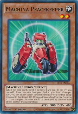 Image of Machina Peacekeeper (SR10-EN006) - Structure Deck: Mechanized Madness 1st Edition