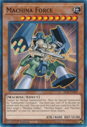 Image of Machina Force (SR10-EN007) - Structure Deck: Mechanized Madness 1st Edition