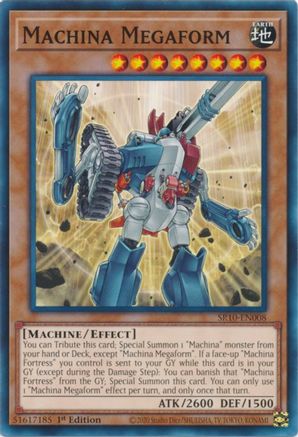 Image of Machina Megaform (SR10-EN008) - Structure Deck: Mechanized Madness 1st Edition