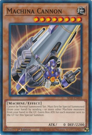 Image of Machina Cannon (SR10-EN009) - Structure Deck: Mechanized Madness 1st Edition