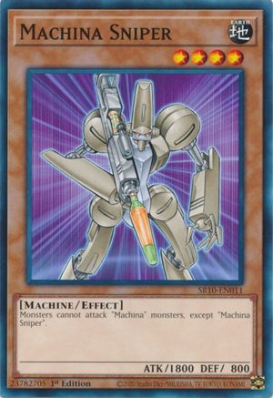 Image of Machina Sniper (SR10-EN011) - Structure Deck: Mechanized Madness 1st Edition