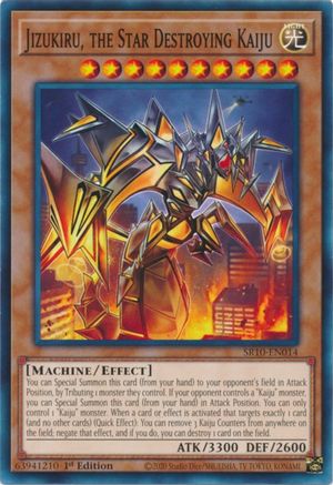 Image of Jizukiru, the Star Destroying Kaiju (SR10-EN014) - Structure Deck: Mechanized Madness 1st Edition