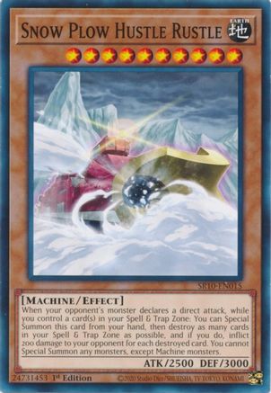 Image of Snow Plow Hustle Rustle (SR10-EN015) - Structure Deck: Mechanized Madness 1st Edition