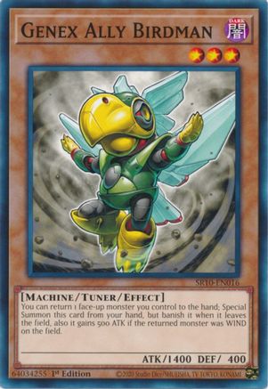 Image of Genex Ally Birdman (SR10-EN016) - Structure Deck: Mechanized Madness 1st Edition