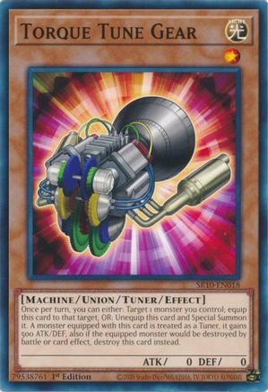 Image of Torque Tune Gear (SR10-EN018) - Structure Deck: Mechanized Madness 1st Edition