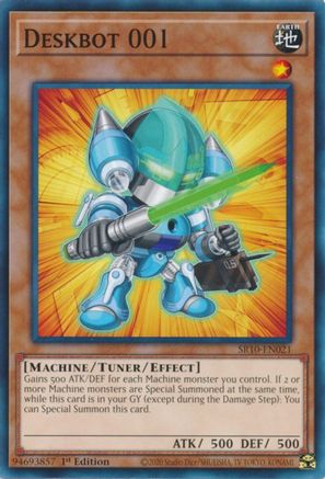 Image of Deskbot 001 (SR10-EN021) - Structure Deck: Mechanized Madness 1st Edition